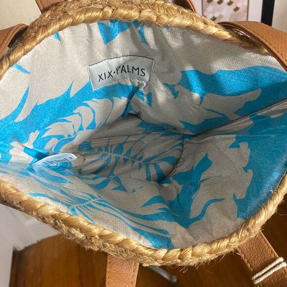 Xix Palms The Shorebreak Insulated Picnic Cooler Bag Handmade Jute Woven main image 6